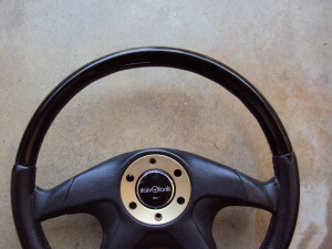 Italvolanti Wood Leather Steering Wheel 