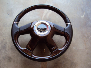 Fabulous Noble Rose Brown Steering Wheel 360mm 