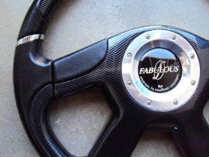 Fabulous Noble Carbon Fiber Steering Wheel 360mm 