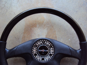 Italvolanti Garson Swarovski Crystal Ring Steering Wheel 