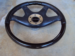 Italvolanti Wood Leather Steering Wheel 