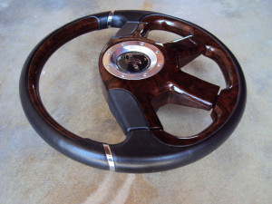 Fabulous Noble Rose Brown Steering Wheel 360mm 