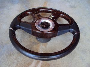 Fabulous Noble Rose Brown Steering Wheel 360mm 